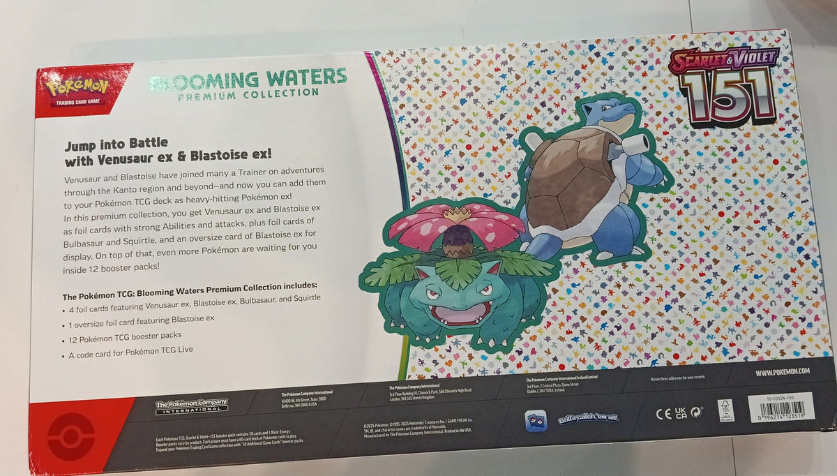 Pokemon Scarlet & Violet 151 Venusaur ex & Blastoise ex Premium Collection 2025 (English) - view 2