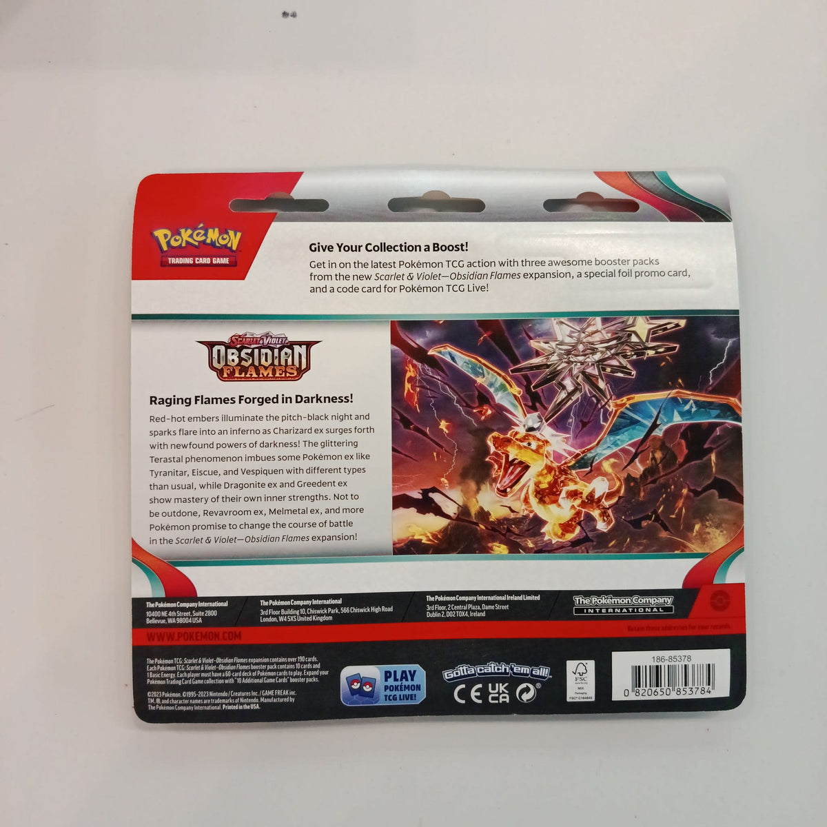 Pokemon Obsidian Flames Eevee Blister 2023 (English) - view 2