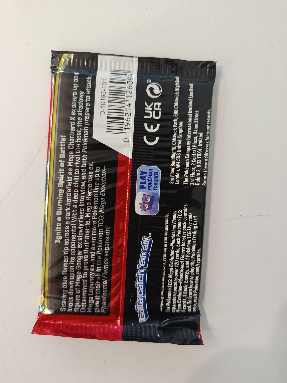 Pokemon Mega Evolution Phantasmal Flames Mega Gengar Booster Pack (English) - view 2