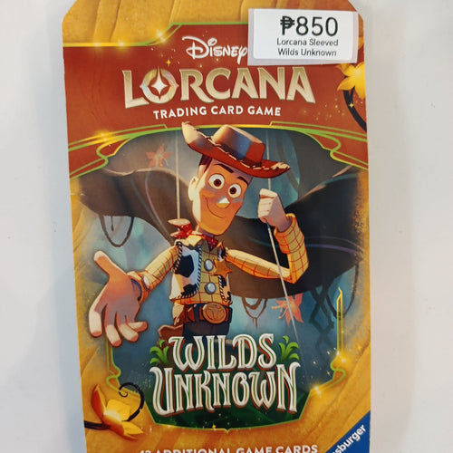 Lorcana Wilds Unknown Woody Sleeved Booster Pack 2025 (English)