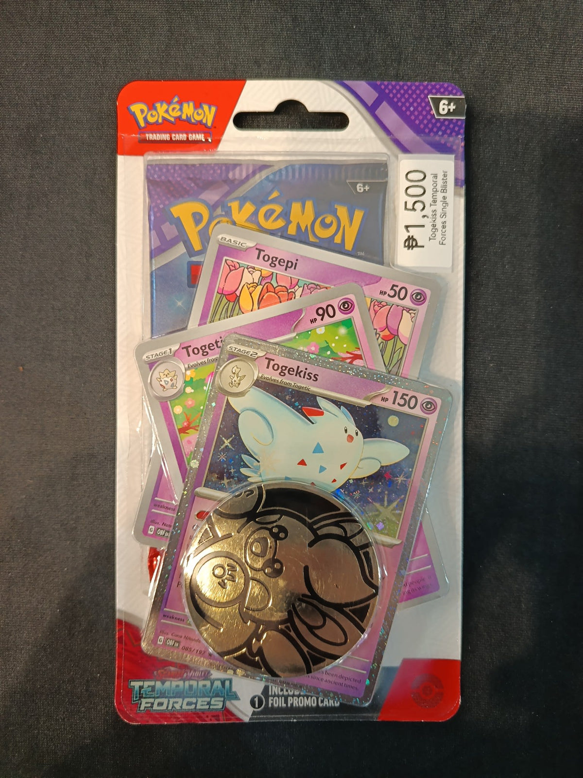 Pokemon Temporal Forces Togekiss Blister 2024 (English)