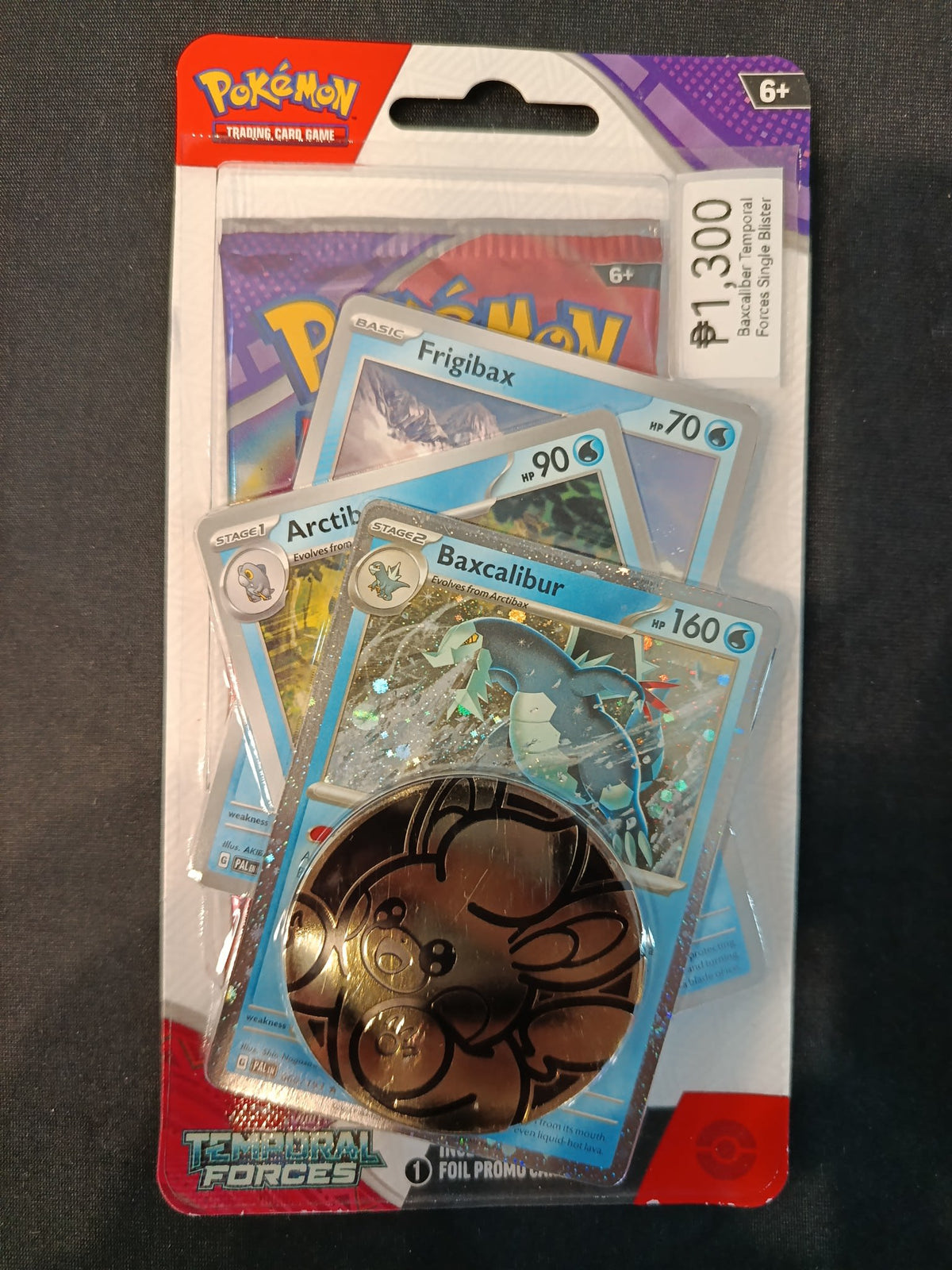 Pokemon Temporal Forces Baxcalibur Blister 2024 (English)