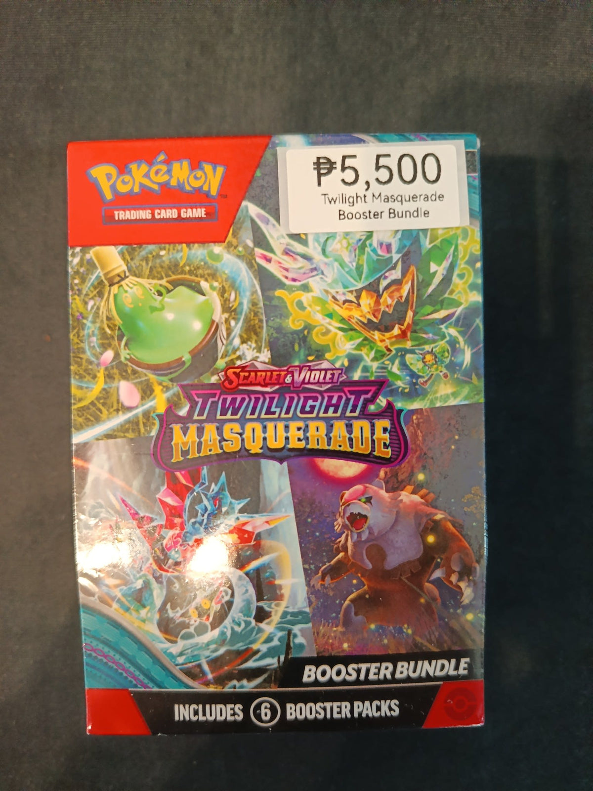 Pokemon Scarlet & Violet Twilight Masquerade Booster Bundle 2024 (English)