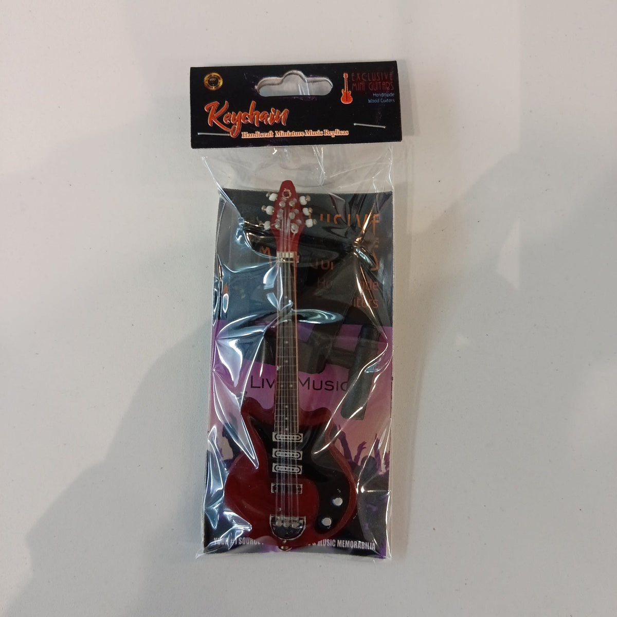 Exclusive Mini Guitars Handicraft Miniature Music Replicas Red Electric Guitar Miniature K