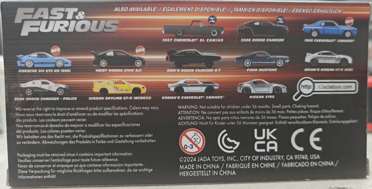 Fast & Furious Fast & Furious Die-Cast Brian's Nissan Skyline GT-R (R34) - view 2