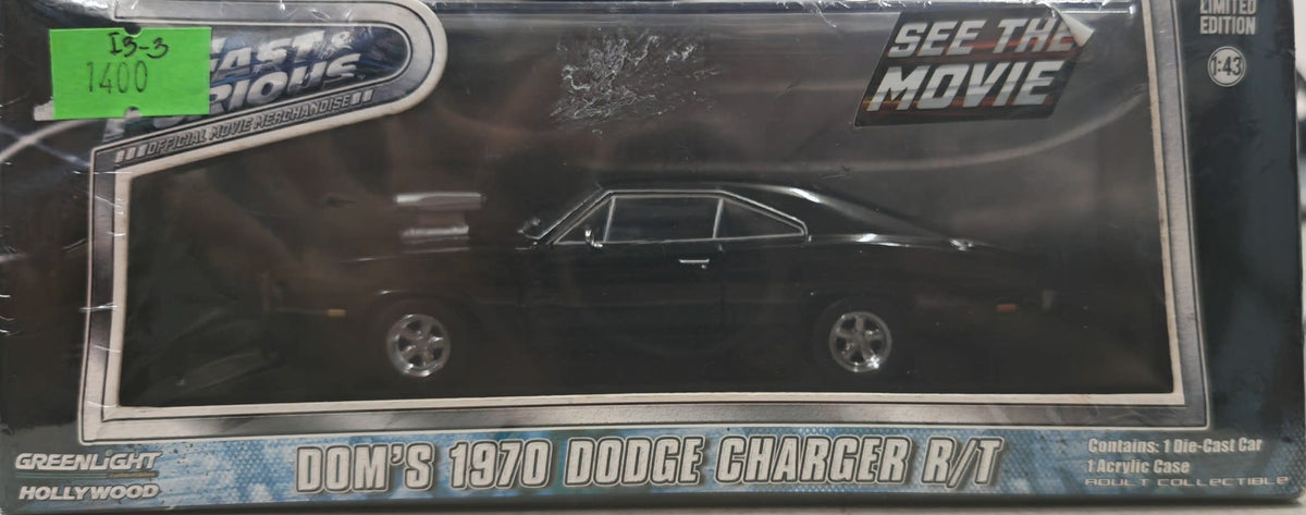Greenlight Hollywood Fast & Furious Dom's 1970 Dodge Charger R/T