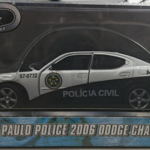 2006 Greenlight Hollywood Fast & Furious São Paulo Police 2006 Dodge Charger Pursuit
