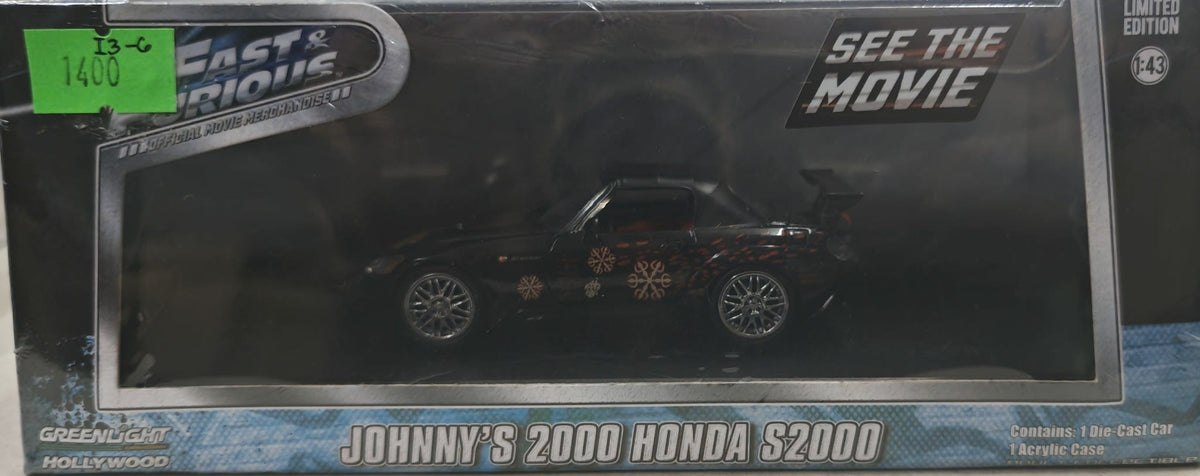Greenlight Hollywood Fast & Furious Johnny's 2000 Honda S2000