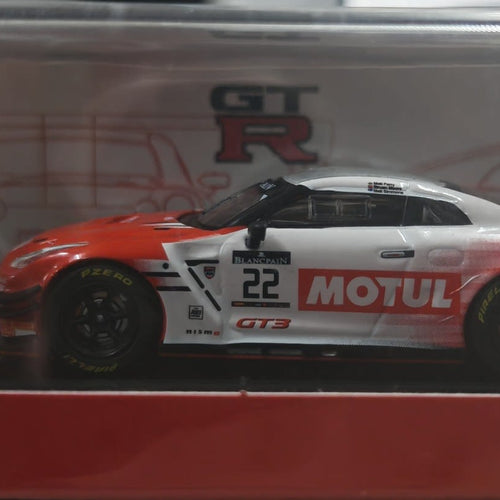 Tarmac Works Hobby64 Hobby64 Nissan GT-R GT3 #22 Motul Blancpain GT Series