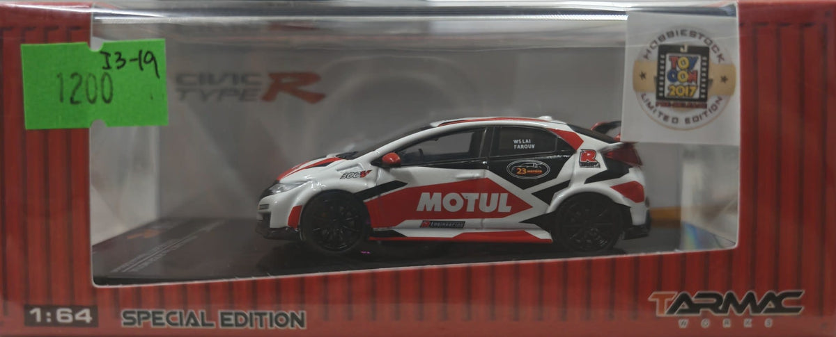 2017 Tarmac Works Special Edition Honda Civic Type R - Motul #23 (WS Lai / Farouk)