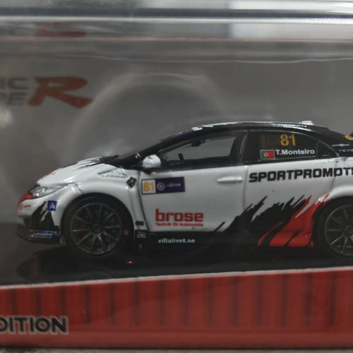 Tarmac Works Special Edition Honda Civic Type R #81 T. Monteiro Sportpromotion