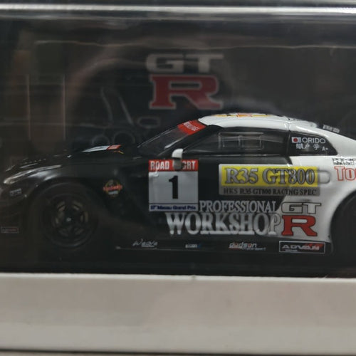 Tarmac Works Hobby64 Nissan GT-R R35 GT800 HKS Top Racing #1 Macau Grand Prix