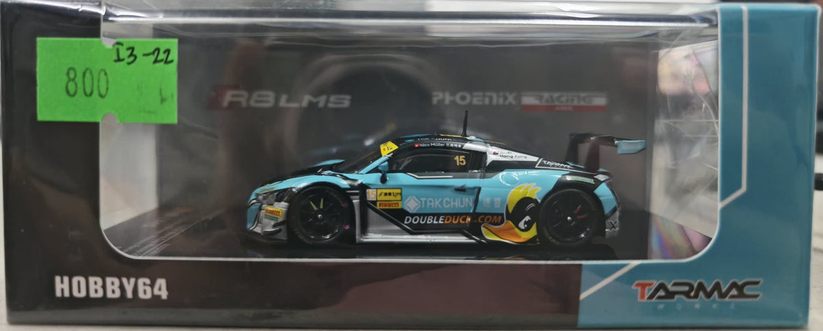 Tarmac Works Hobby64 Hobby64 Audi R8 LMS #15 - Phoenix Racing Asia / Tak Chun / DoubleDuck