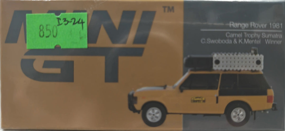 1981 Mini GT Range Rover 1981 Camel Trophy Sumatra C. Swoboda & K. Mentel Winner