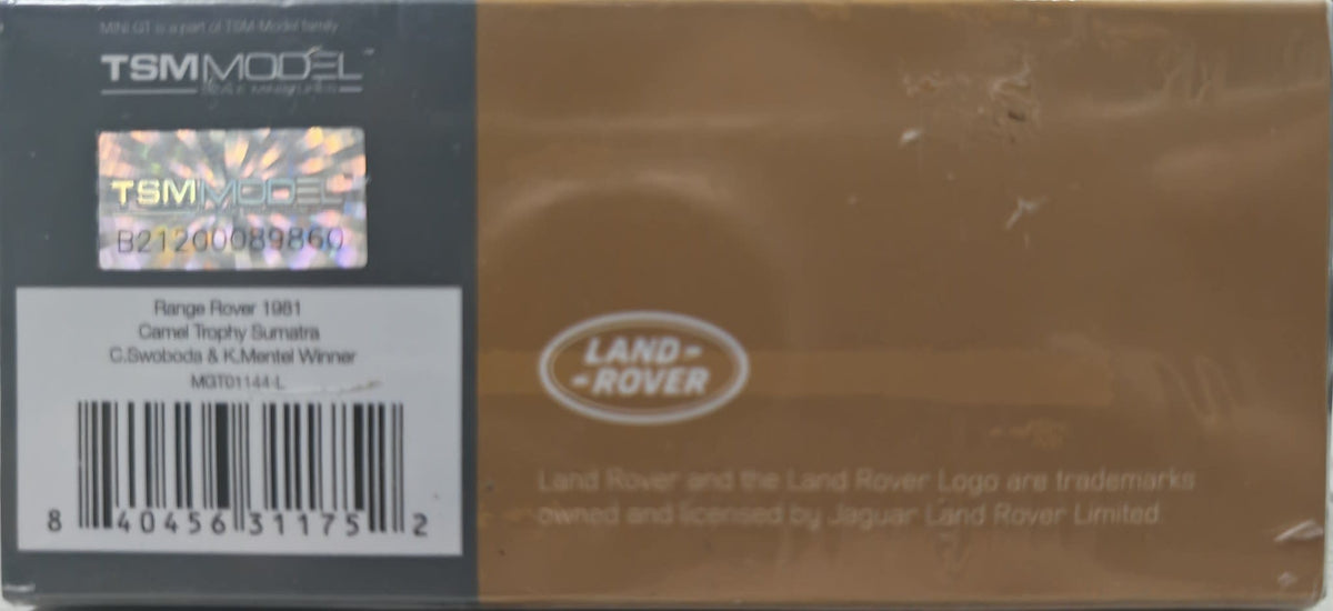 1981 Mini GT Range Rover 1981 Camel Trophy Sumatra C. Swoboda & K. Mentel Winner - view 2
