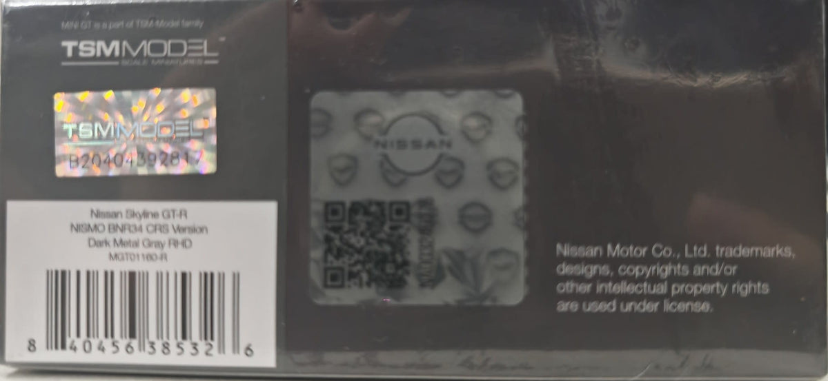 Kyosho Nissan Skyline GT-R Nissan Skyline GT-R NISMO BNR34 CRS Version Dark Metal Gray - view 2
