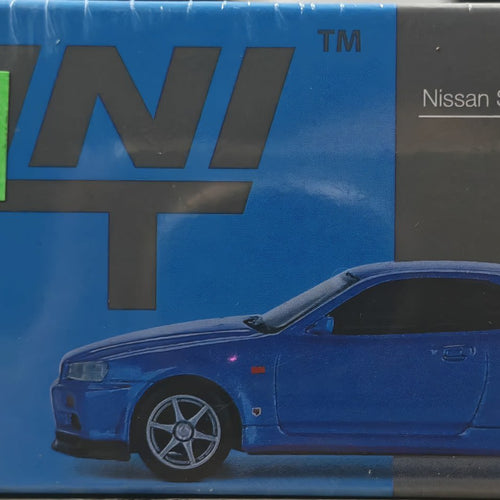 Mini GT Nissan Skyline GT-R (R34) V-Spec Bayside Blue #I3-29