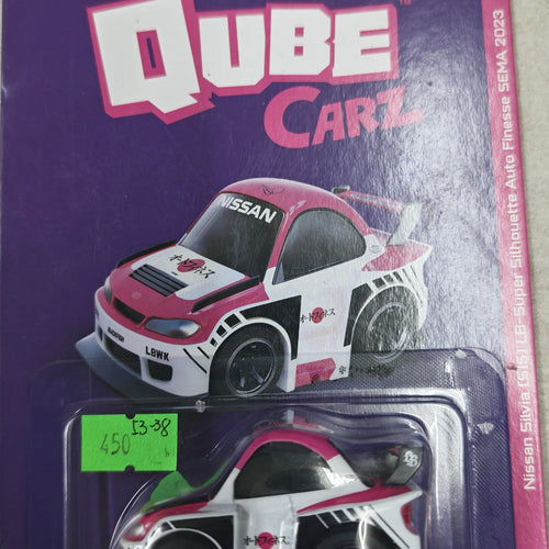 2023 Mini GT Qube CarZ Nissan Silvia (S15) LB-Super Silhouette Auto Finesse SEMA 2023 #006