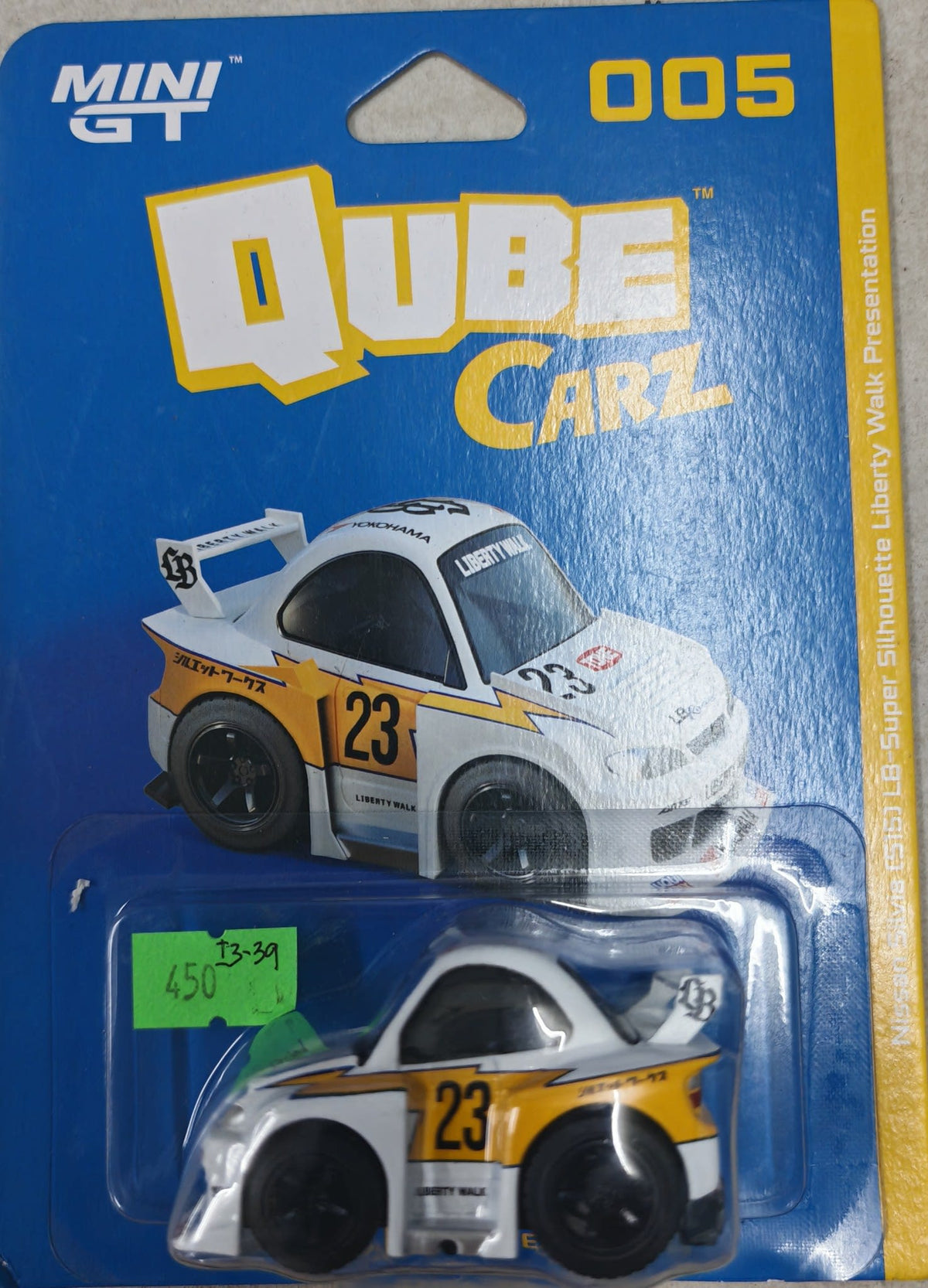 Mini GT Qube Carz Qube Carz Nissan Silvia S15 LB-Super Silhouette Liberty Walk Presentatio