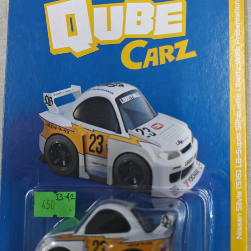 Mini GT Qube Carz Qube Carz Nissan Silvia (S15) LB-Super Silhouette Liberty Walk Presentat