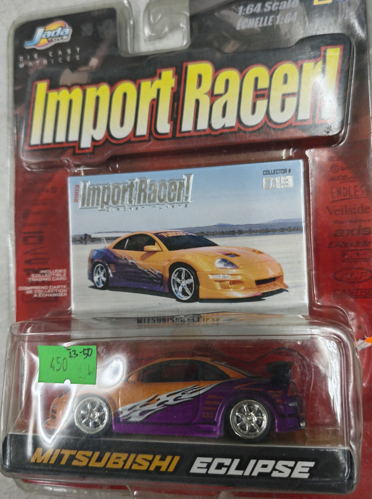 2003 Jada Toys Import Racer! Mitsubishi Eclipse #T19