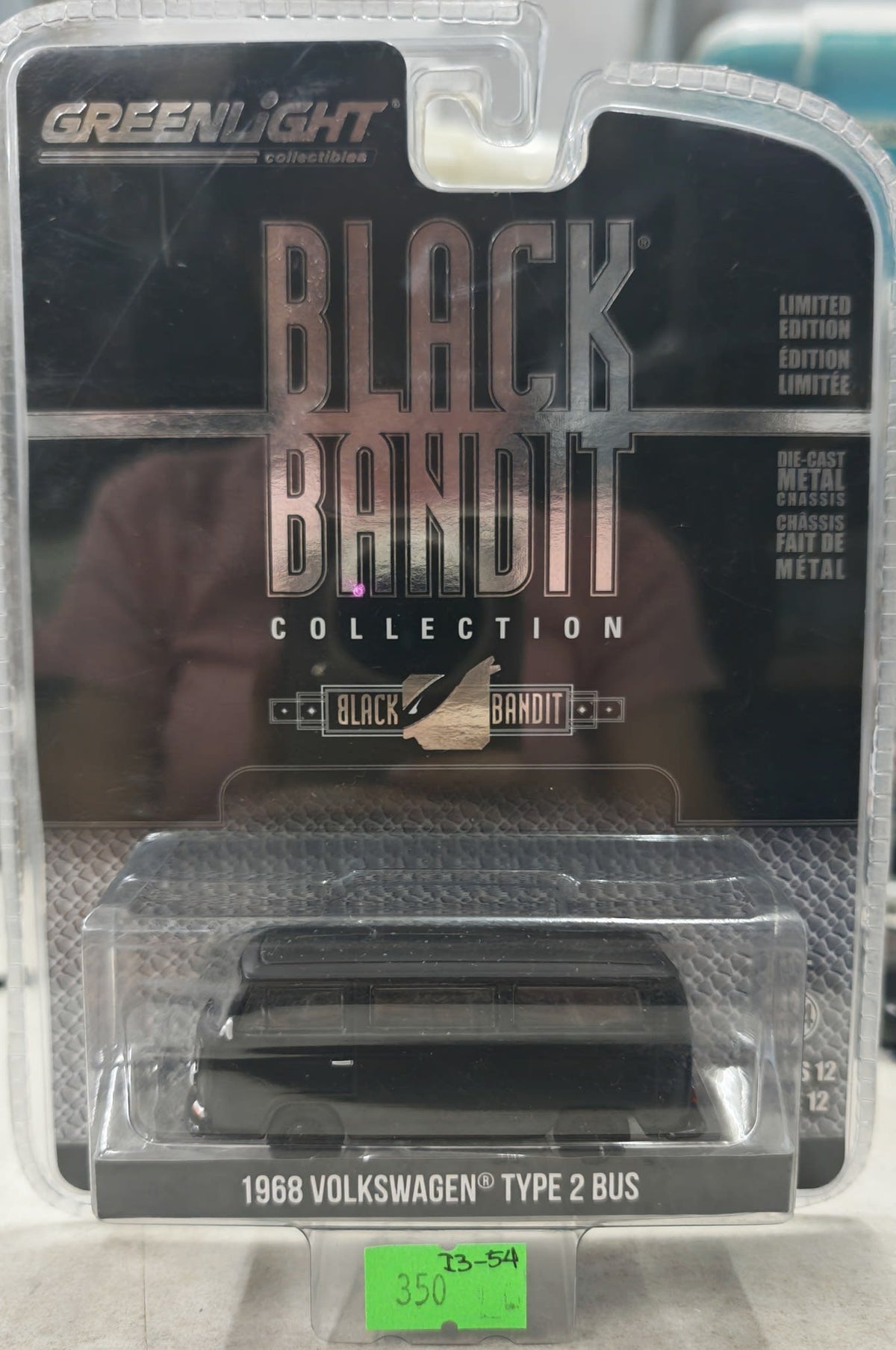1968 Greenlight Black Bandit Collection 1968 Volkswagen Type 2 Bus