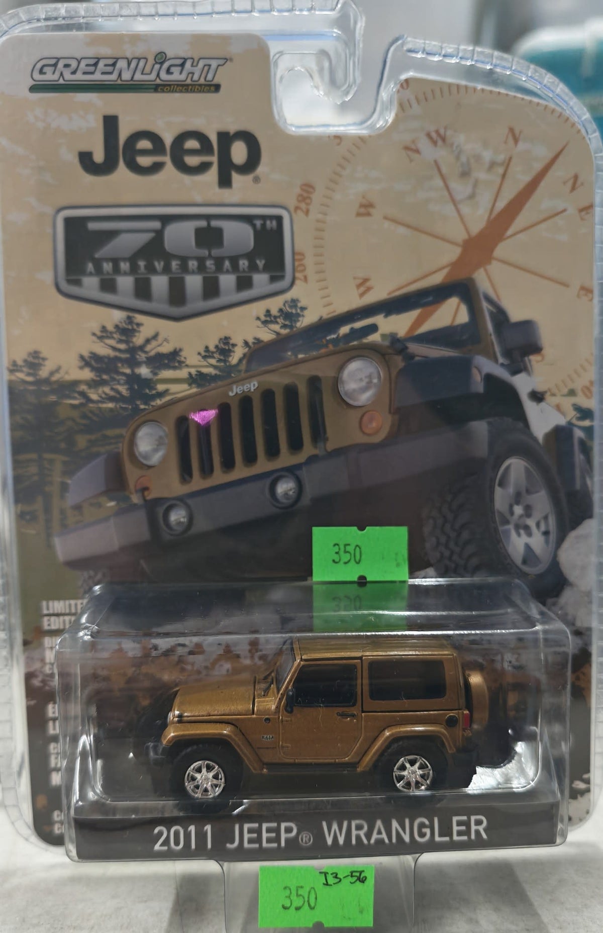 2011 Greenlight Collectibles Jeep 70th Anniversary 2011 Jeep Wrangler