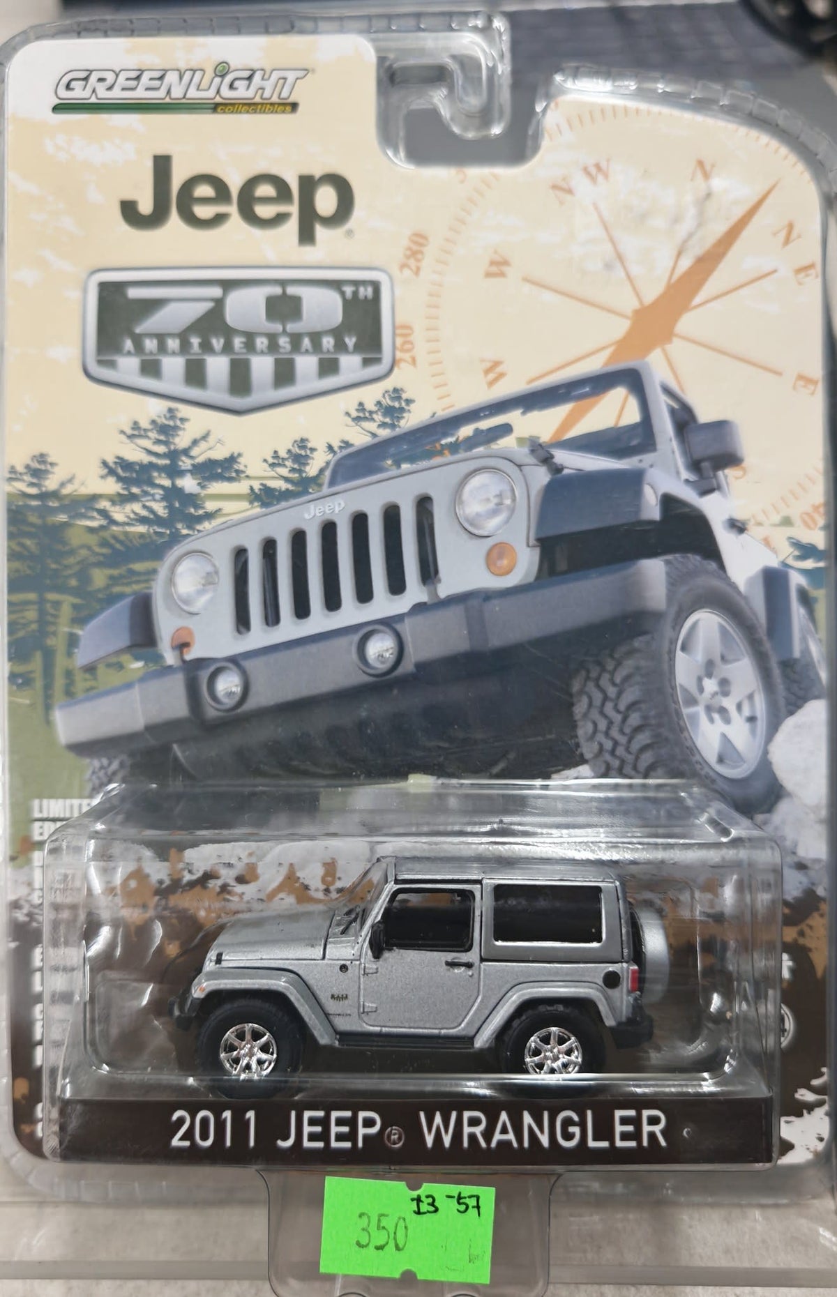 2011 Greenlight Collectibles Jeep 70th Anniversary 2011 Jeep Wrangler