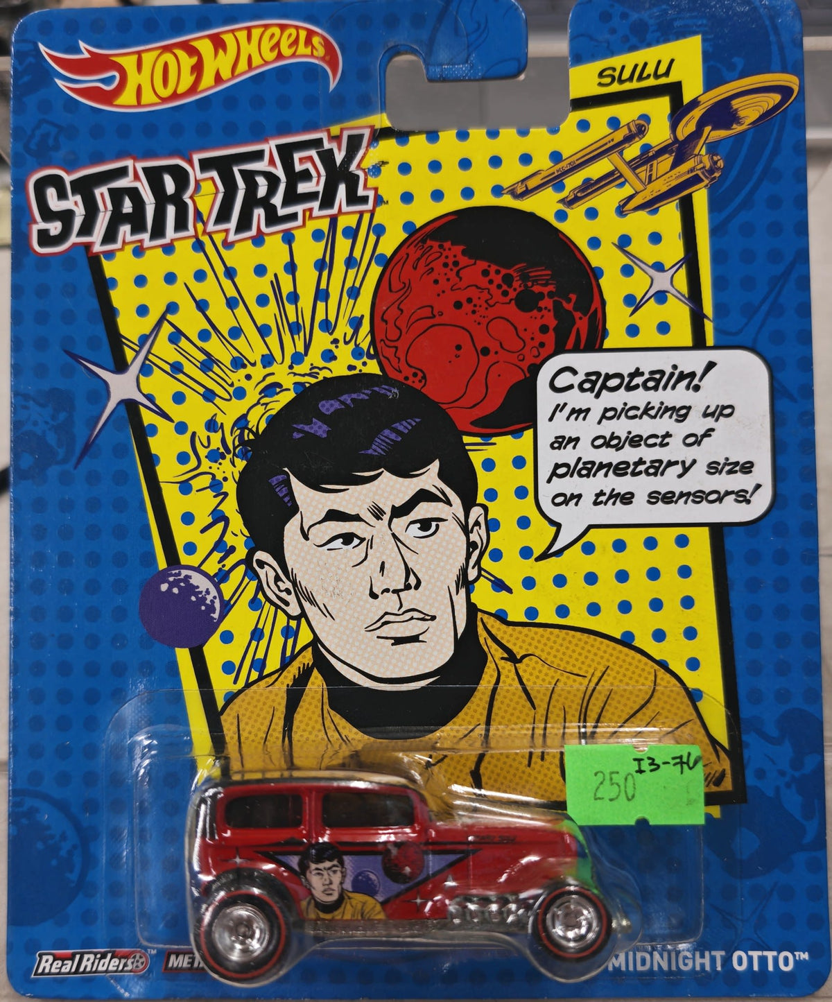 Hot Wheels Star Trek Midnight Otto (Sulu)