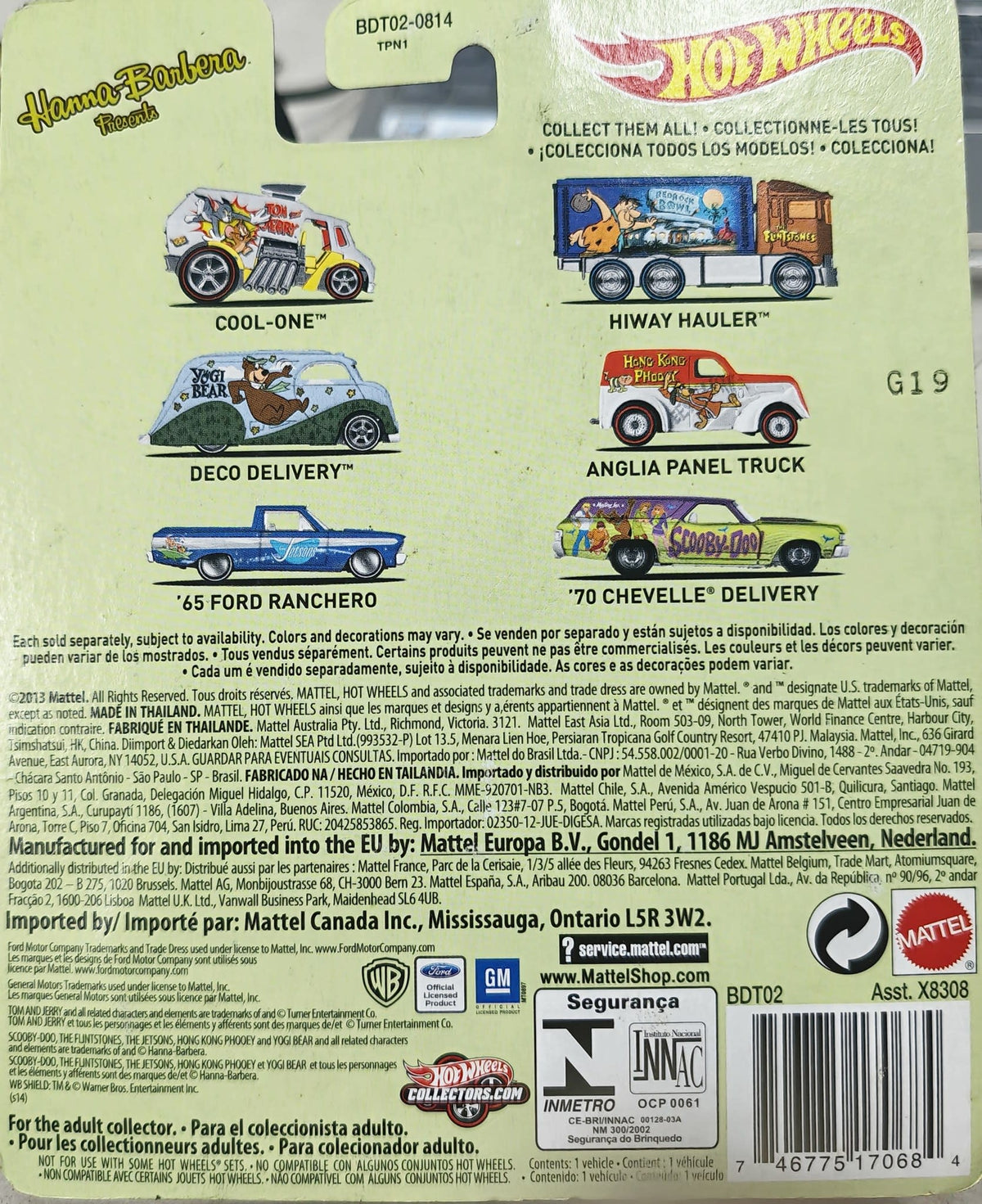 Hot Wheels Pop Culture - Hanna-Barbera Anglia Panel Truck - Hong Kong Phooey - view 2