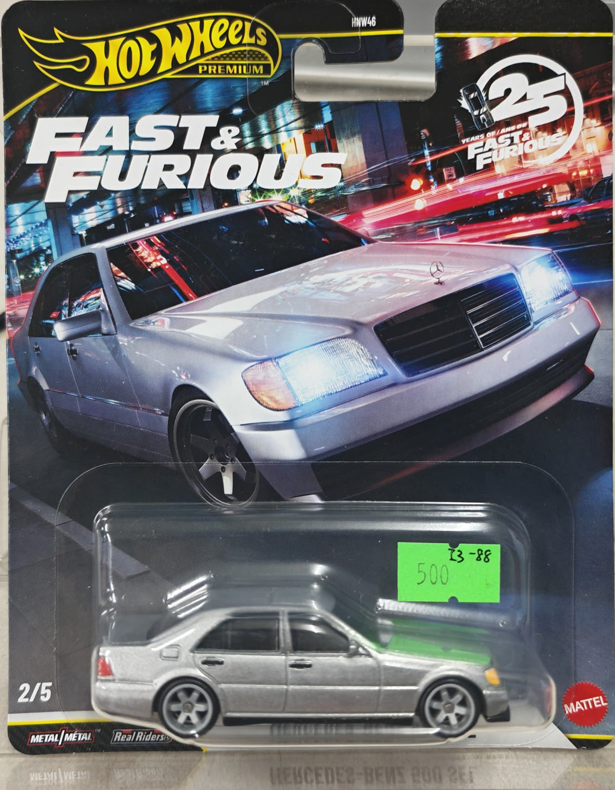 2026 Hot Wheels Fast & Furious 25 Years Mercedes-Benz 500 SEL #2/5