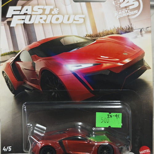 Hot Wheels Hot Wheels Premium Fast & Furious 25th Anniversary W Motors Lykan HyperSport #4