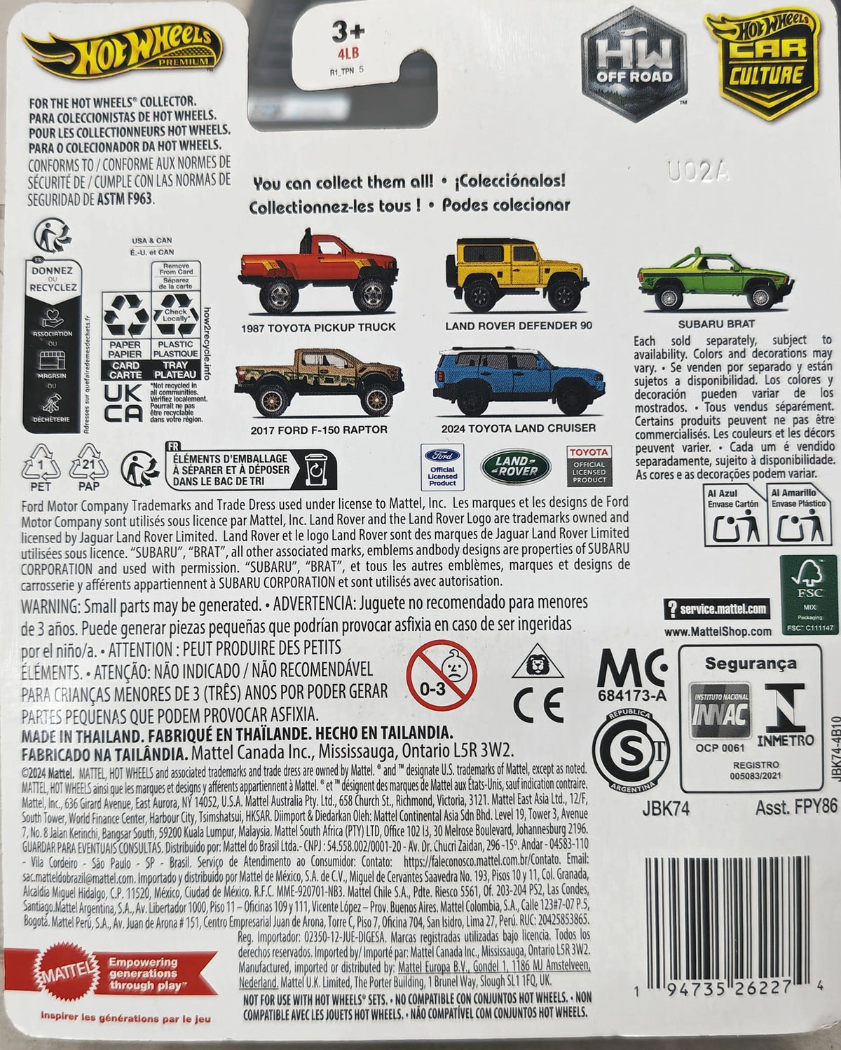 Hot Wheels Car Culture - HW Off Road Land Rover Defender 90 #2/5 - view 2