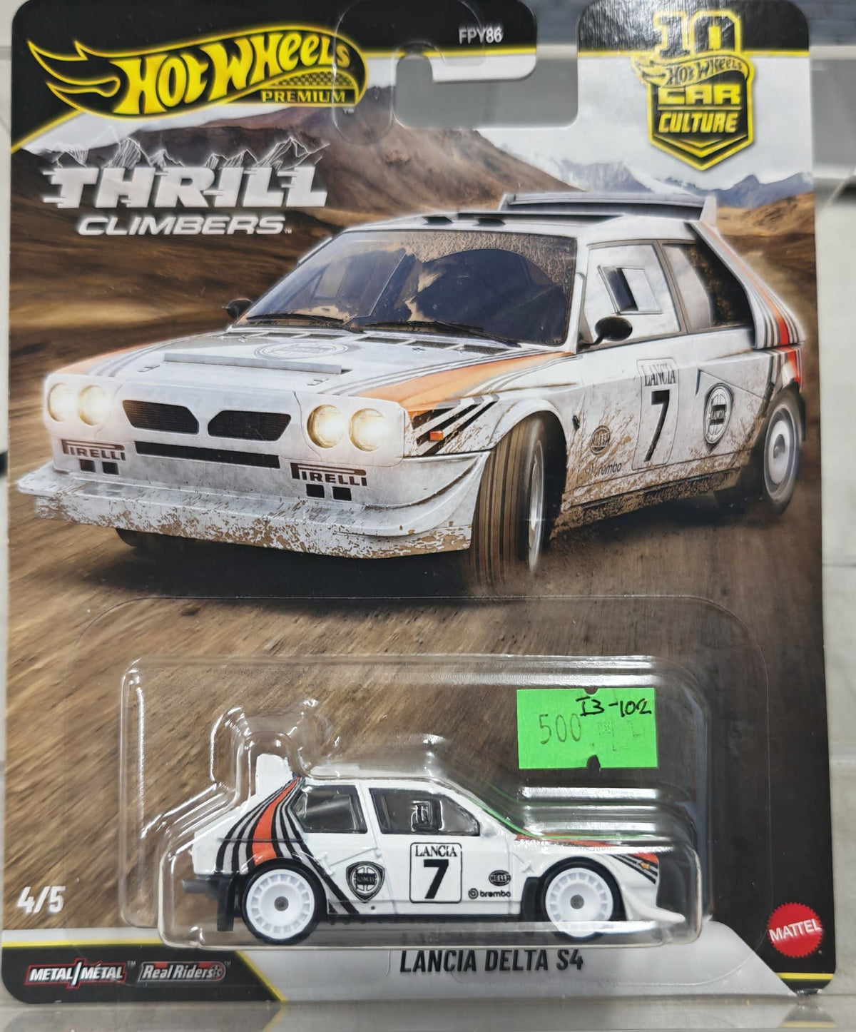 Hot Wheels Car Culture - Thrill Climbers Lancia Delta S4 #4/5