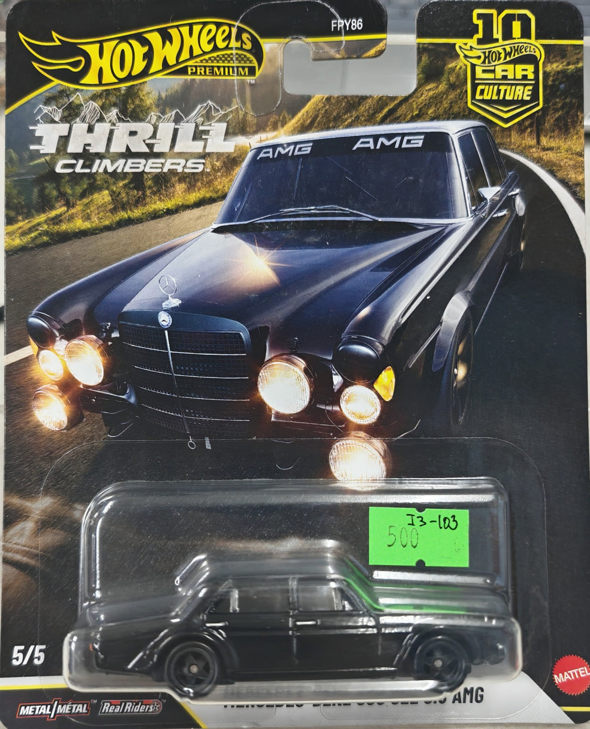 2024 Hot Wheels Car Culture - Thrill Climbers Mercedes-Benz 300 SEL 6.3 AMG #5/5