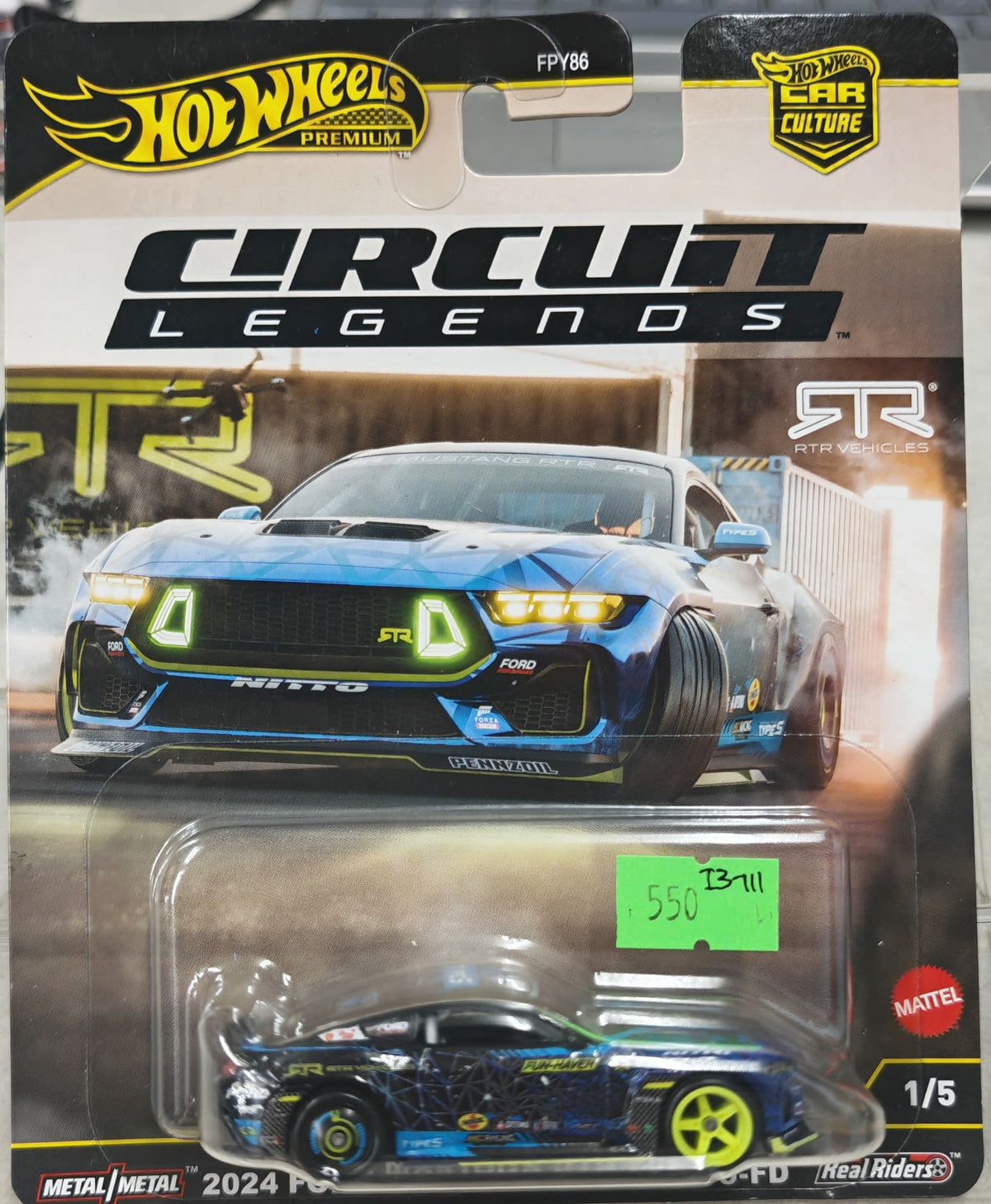 2024 Hot Wheels Car Culture Circuit Legends 2024 Ford Mustang RTR (Spec 5-FD) #1/5