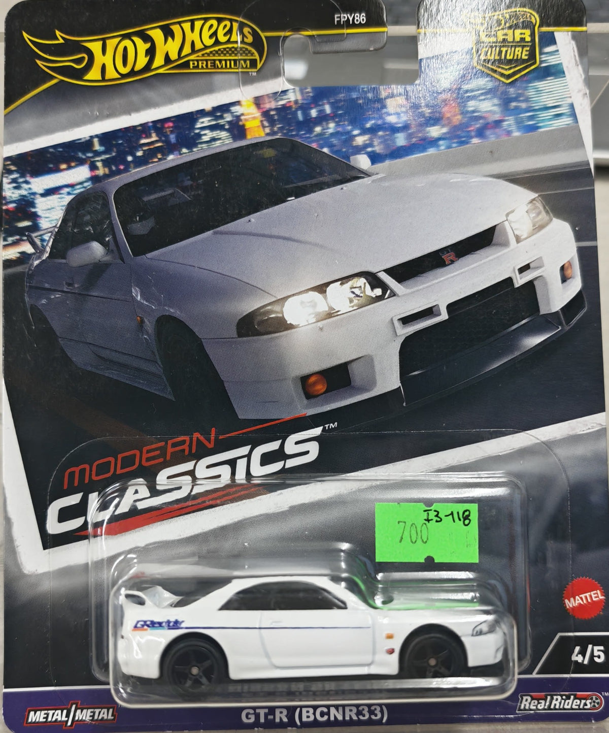 Hot Wheels Car Culture - Modern Classics Nissan GT-R (BCNR33) #4/5