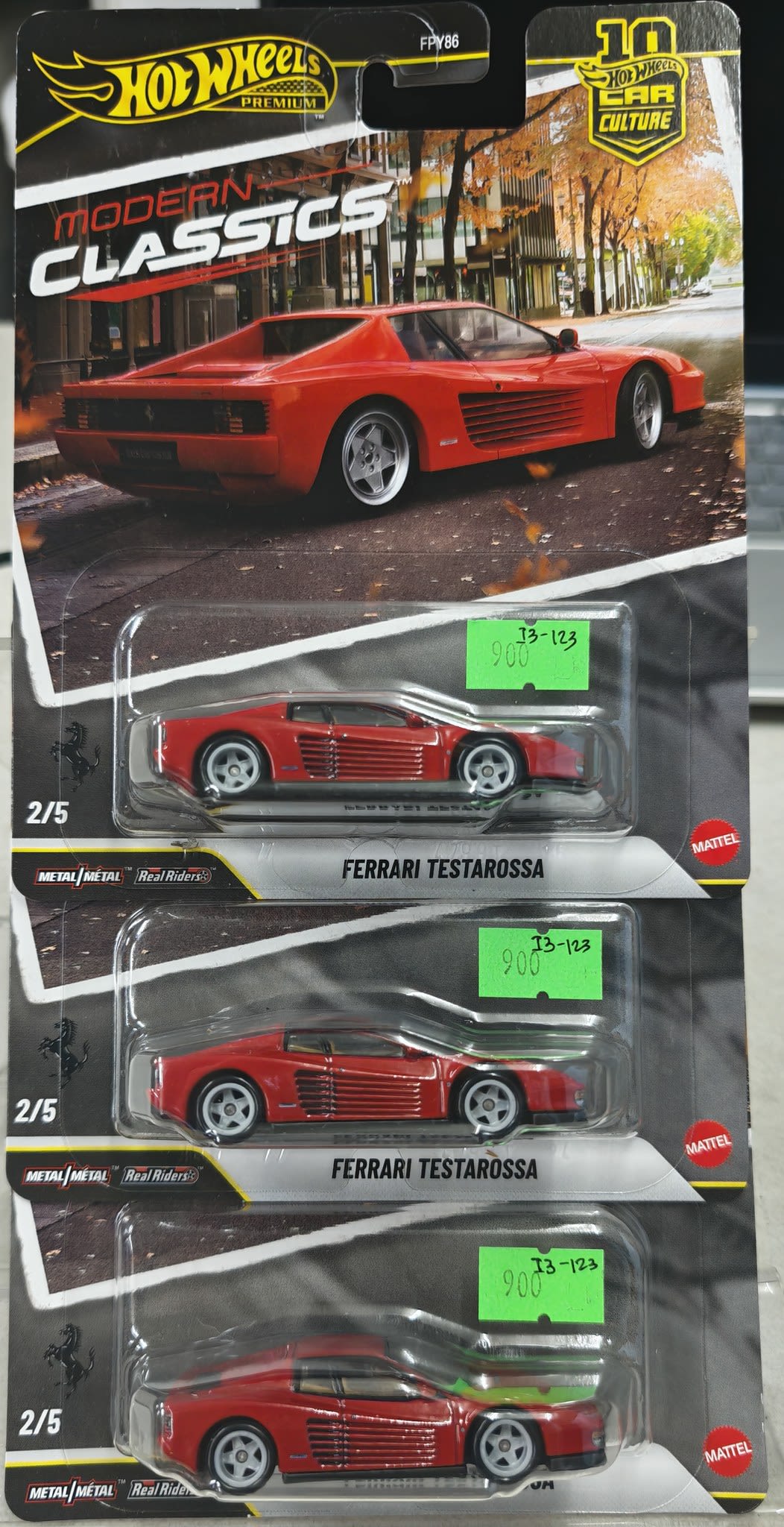 2024 Hot Wheels Car Culture - Modern Classics Ferrari Testarossa #2/5