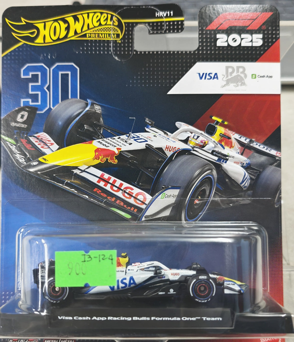 2025 Hot Wheels Hot Wheels Premium Formula 1 Visa Cash App Racing Bulls Formula One Team C - view 2