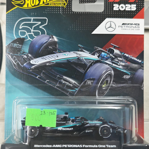 2025 Hot Wheels Hot Wheels Premium F1 2025 Mercedes-AMG PETRONAS Formula One Team - Car #6