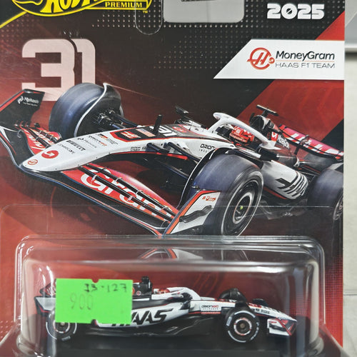 2025 Hot Wheels Hot Wheels Premium F1 2025 MoneyGram Haas F1 Team #HRV11