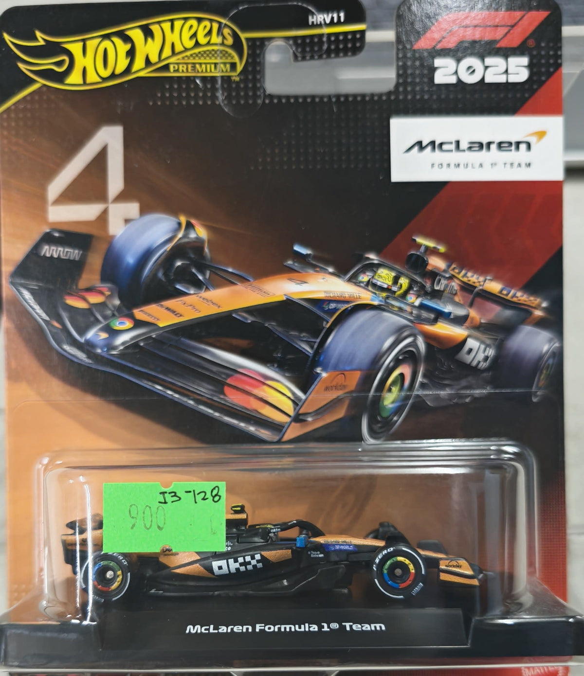 2025 Hot Wheels Hot Wheels Premium F1 2025 McLaren Formula 1 Team