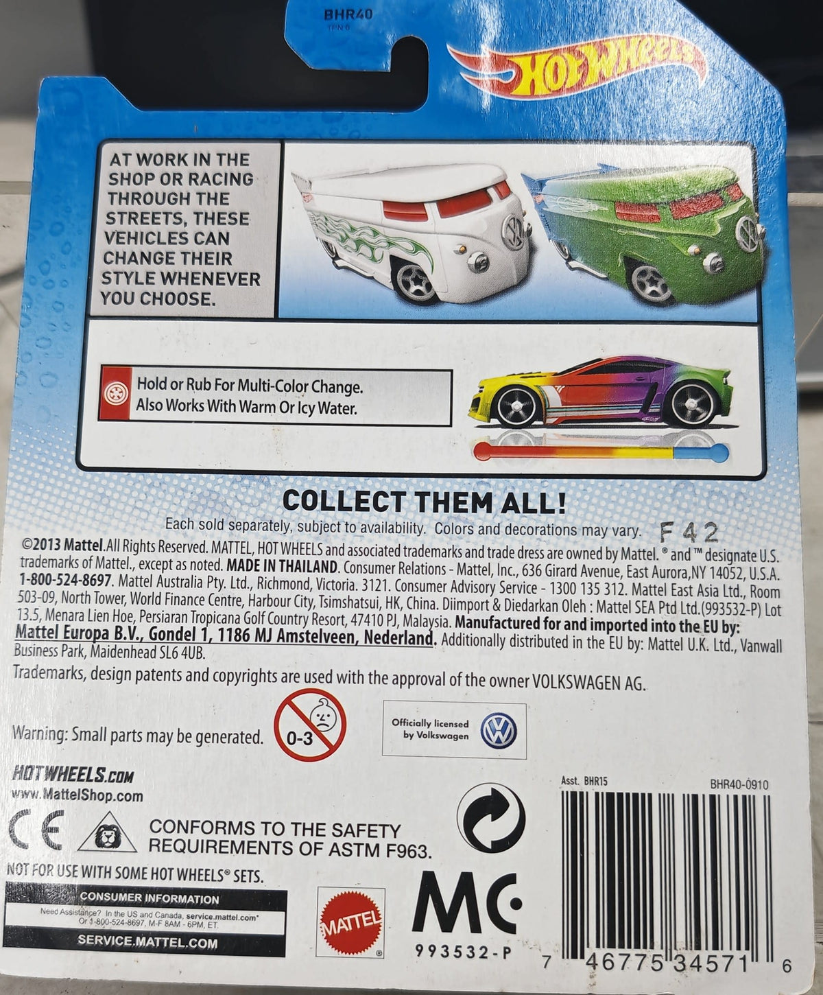 Hot Wheels Color Shifters VW Drag Bus #6/48 - view 2
