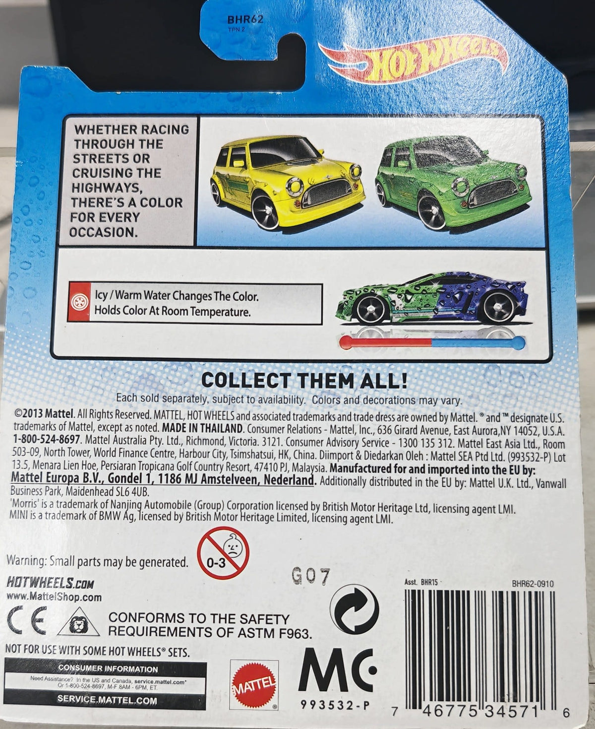 Hot Wheels Color Shifters '61 Morris Mini #42/48 - view 2
