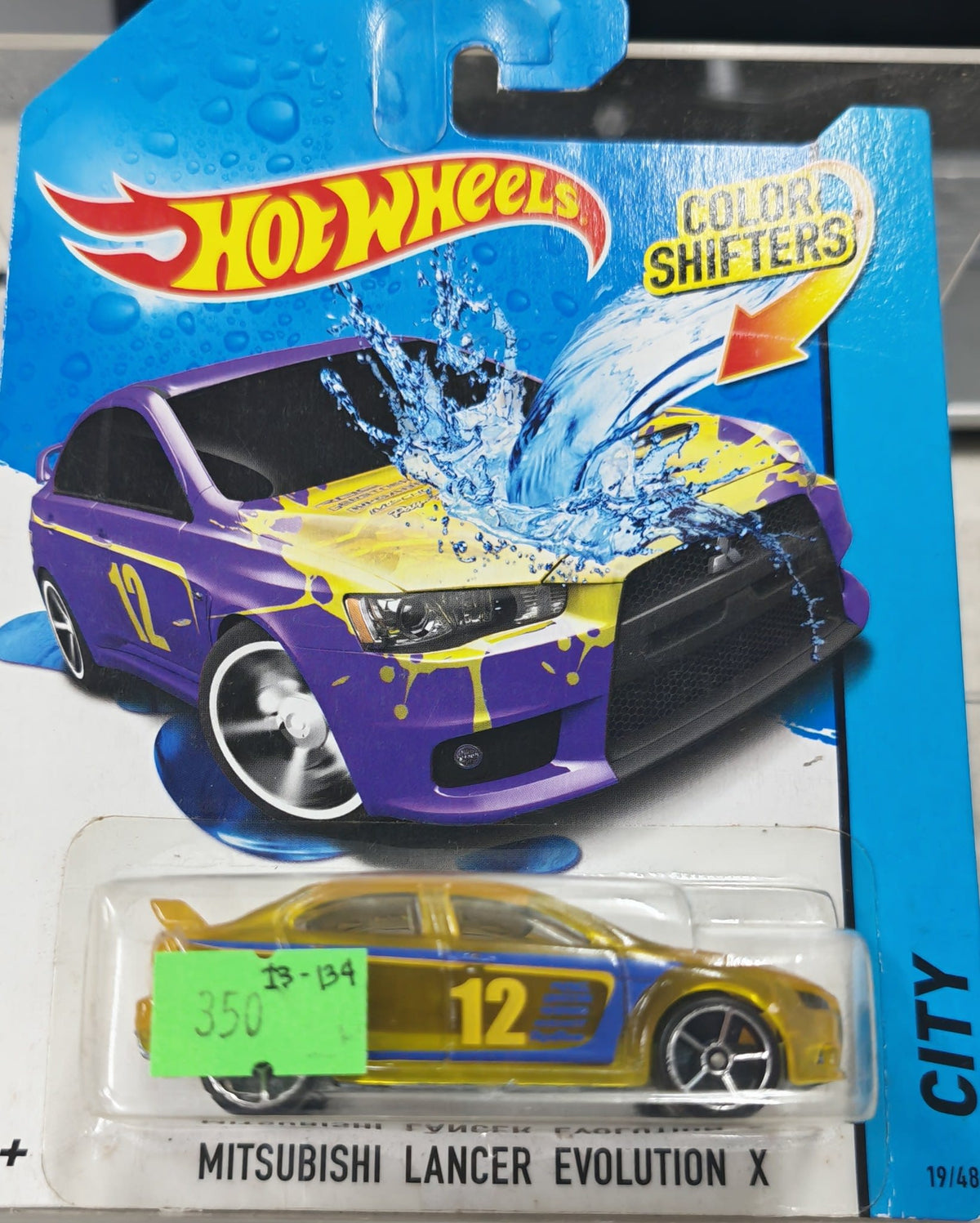 Hot Wheels Color Shifters Mitsubishi Lancer Evolution X #19/48