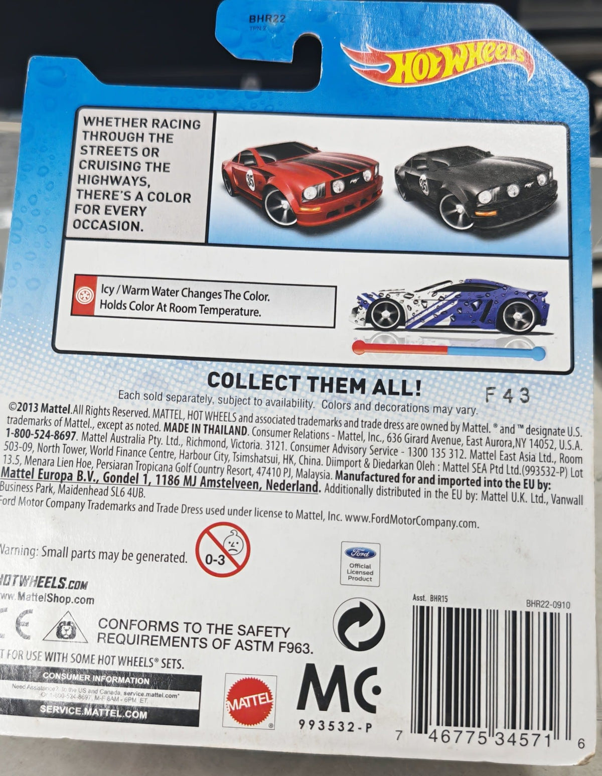 Hot Wheels Color Shifters 2005 Mustang GT #1/48 - view 2