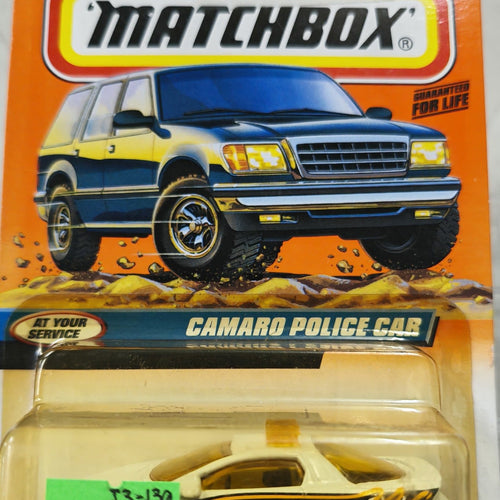 1998 Matchbox At Your Service Camaro Police Car #98