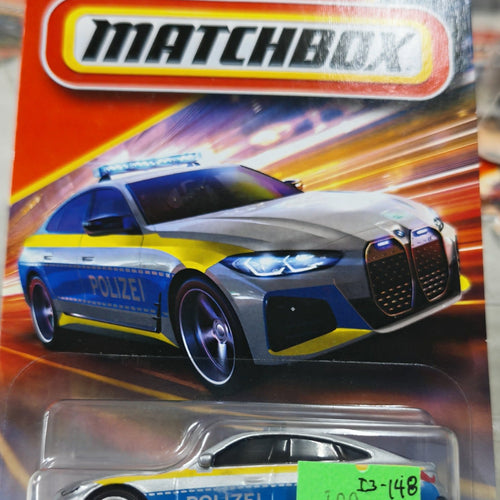 2025 Matchbox Lifetime 2023 BMW i4 Police Sedan