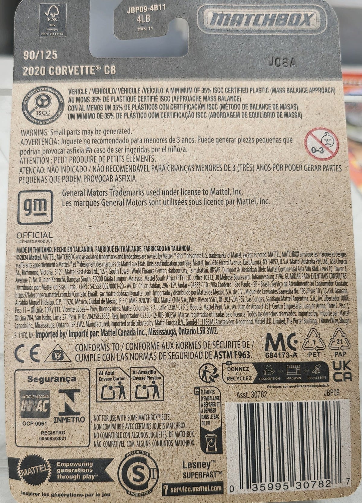 2020 Matchbox Lifetime 2020 Corvette C8 #90/125 - view 2