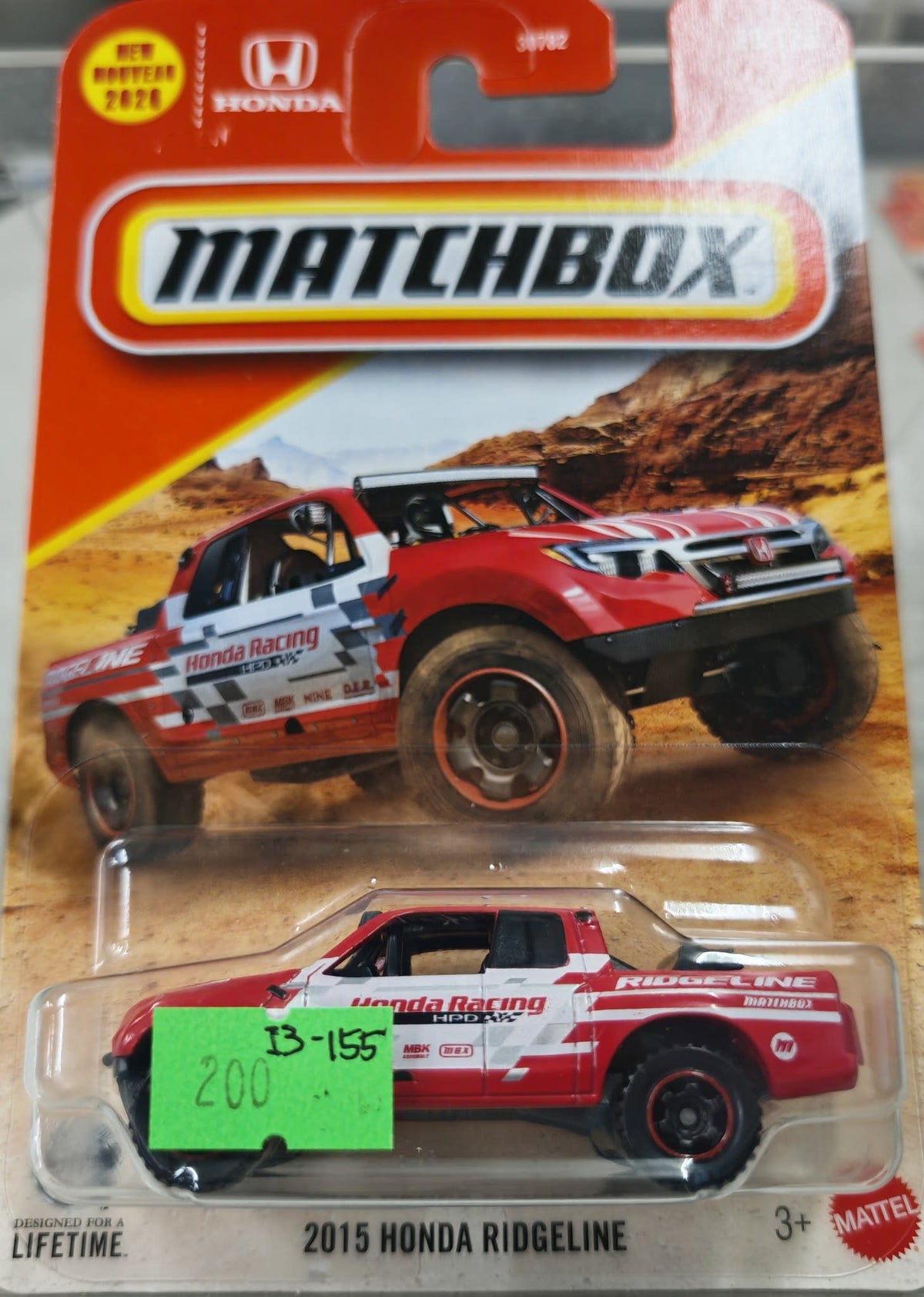 2020 Matchbox Honda 2015 Honda Ridgeline